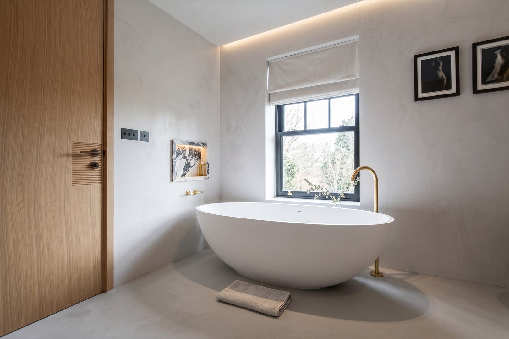 Microcement wet room